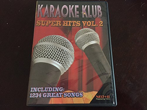 Karaoke Klub NEO+G Disc Over 1200 Super Hits Volume 2 ** WILL ONLY PLAY ON RSQ NEO+G PLAYERS**