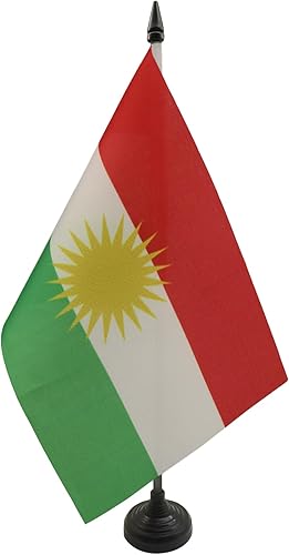 Miniatura 60 de Bandera de la bandera del Líbano de AZ, 3.9 x 5.9 in, bandera de escritorio libanesa, 5.9 x 3.9 in, barra y base de plástico negro