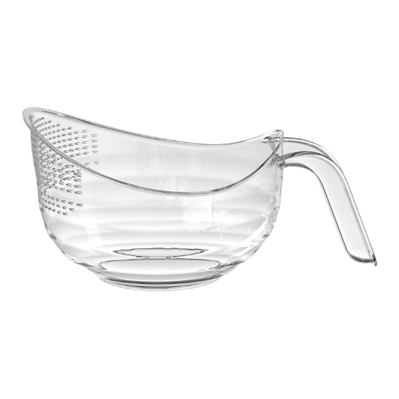 Colador y lavadora de arroz 2 en 1, colador multifuncional grande para lavar frutas y frijoles, cesta de drenaje para cocinar y preparar alimentos, diseño fácil de limpiar