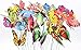 LeBeila Butterfly Stakes – Garden Yard Ornaments & Patio Décor Butterflies Waterproof Butterfly Decorations for Indoor/Outdoor Planter Flower Pot Bed, 24 pcs Christmas & Party Supplies Crafts (24)