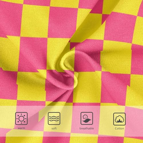 Red Yellow Buffalo Checkered Toddler Girls's Underwear 2T3