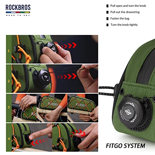 ROCKBROS Road to Sky Bicycle Frame Bag Top Tube Bag Waterproof 0.7L Reflective for Front Frame for MTB/Road Bike/Gravel Bike - Image 4