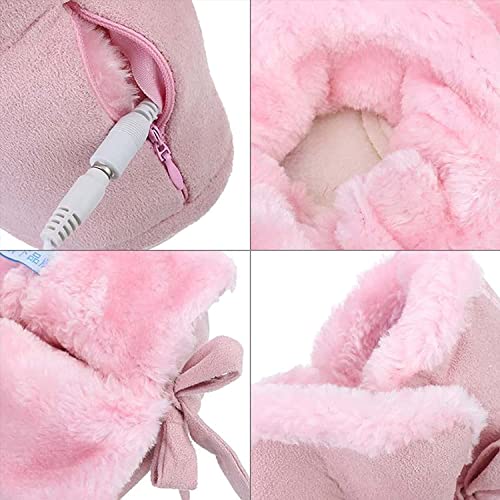 Pantuflas eléctricas USB térmicas cómodas y antideslizantes miniatura 3
