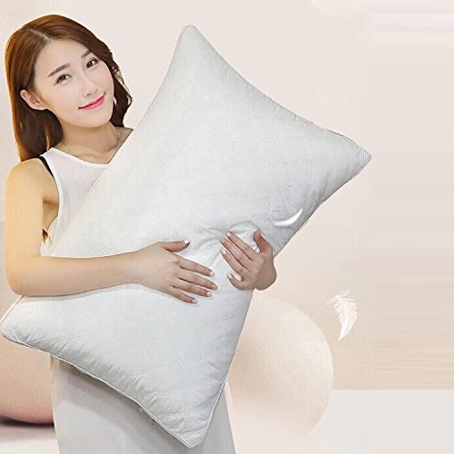 Almohada algodón 48x74cm alta para cama miniatura 3