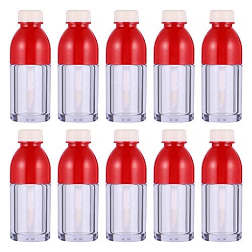 minkissy 1 Botellas De Labios Tinte De Labios Barras De Labios Brillo De Labios Rojo