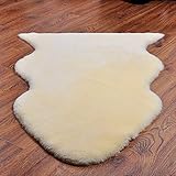 Premium Baby Sheepskin Rug Babycare Nursery Rug 100% Natural Sheepskin Blanket Short-Shorn Wool...