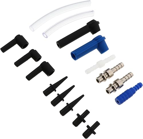 Miniatura 1 de SUPVOX Conector de líquido de frenos Adaptador de cilindro de purga de frenos Adaptador de bomba de vacío de mano Embrague Conector de purga de