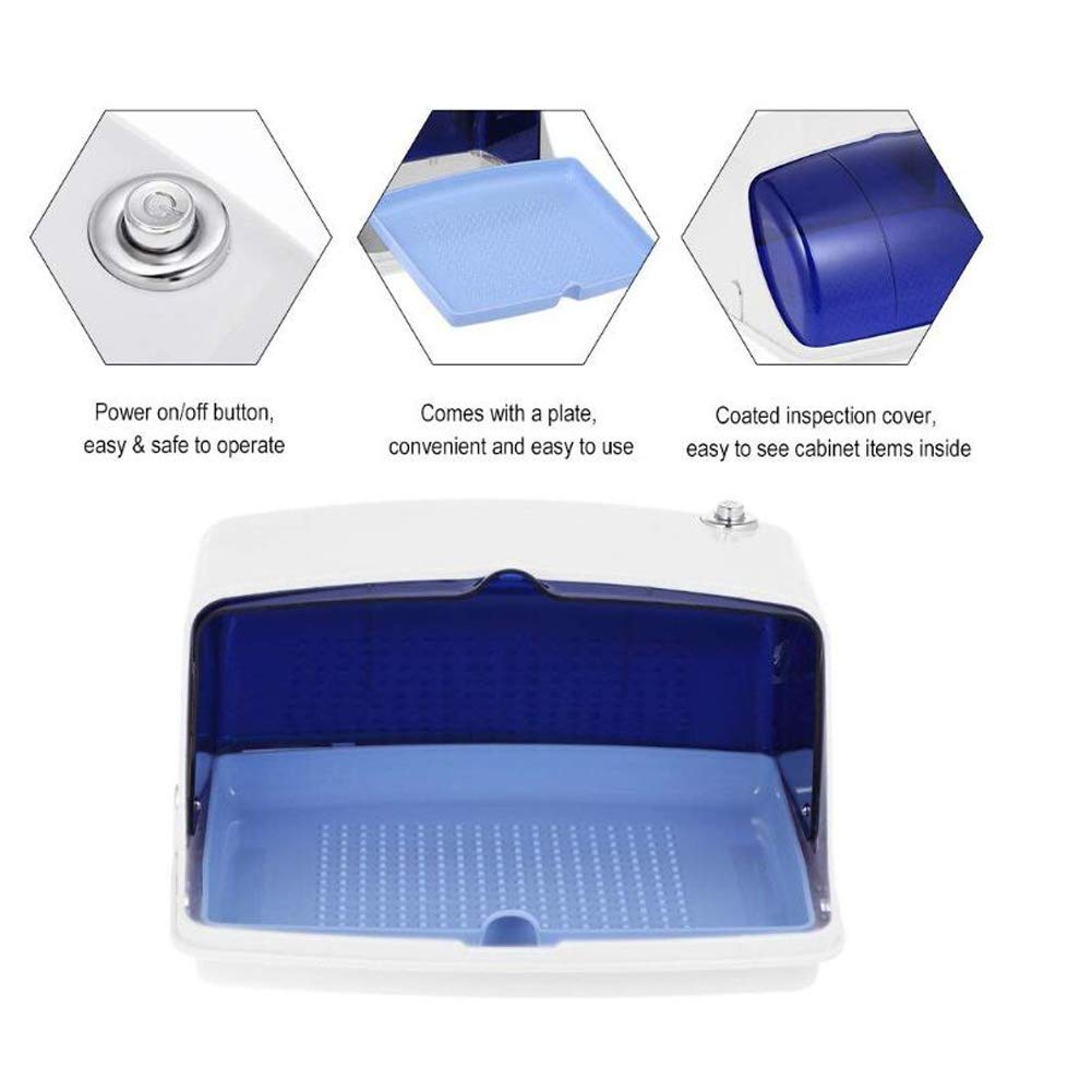 5W Esterilizador UV Profesional 220V pequeño salón de Belleza manicura Herramienta desinfección Caja, White
