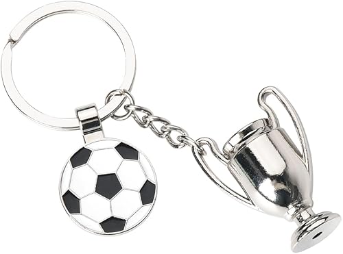 Miniatura 1 de YALLNASL Llavero de fútbol para niños y niñas, llavero de fútbol para mamá, papá, regalos de cumpleaños para jugadores de fútbol, regalos para