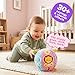 Move2Play, Hilariously Interactive Baby Ball with Music & Sound Effects | First Birthday Gift | Toddler Toy for Boys & Girls | Age 6, 9, 12, 18+ Month | 1, 2+ Year's Old (Baby Ball Pastel)