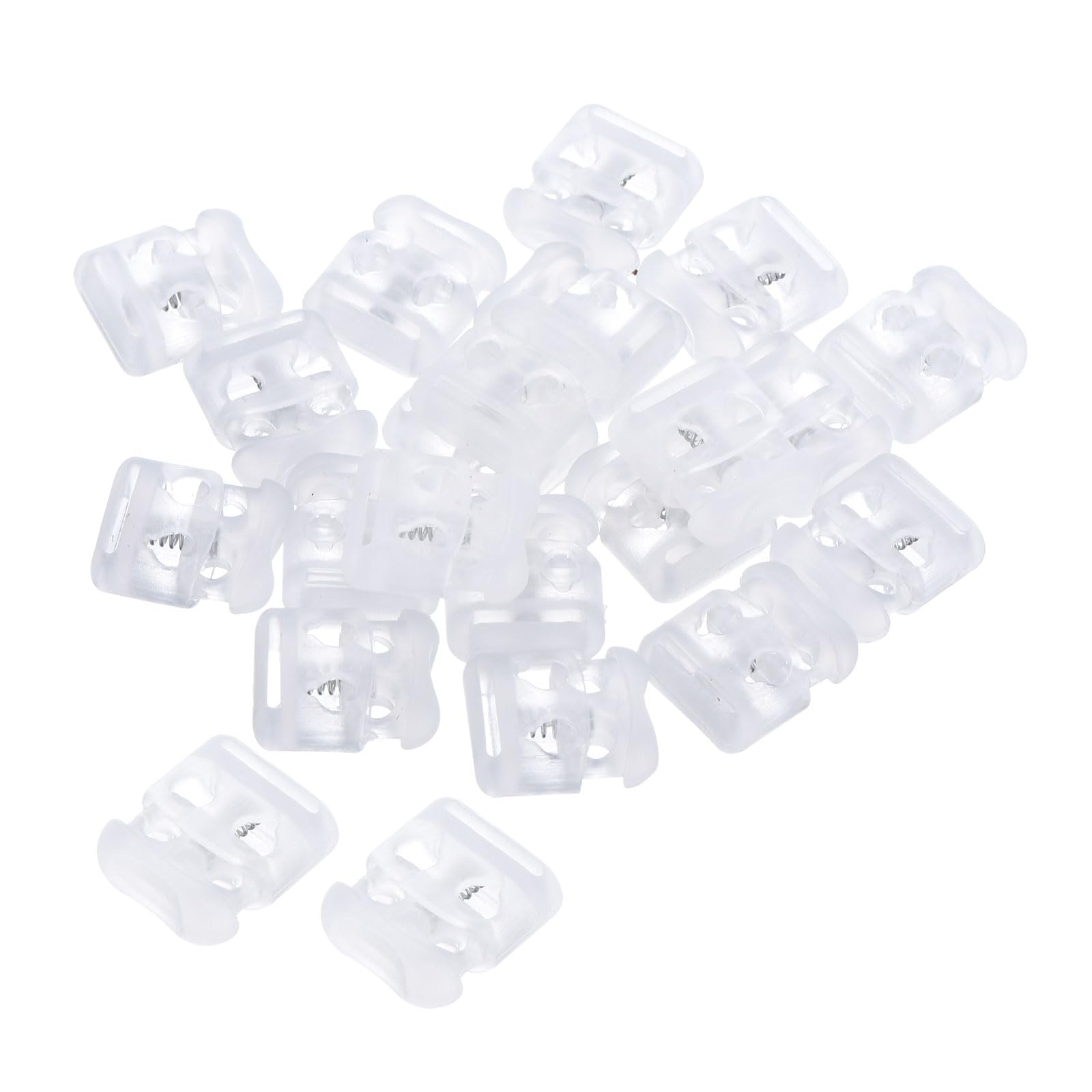 PATIKIL Cord Locks Double Hole Spring End Toggle Stopper
