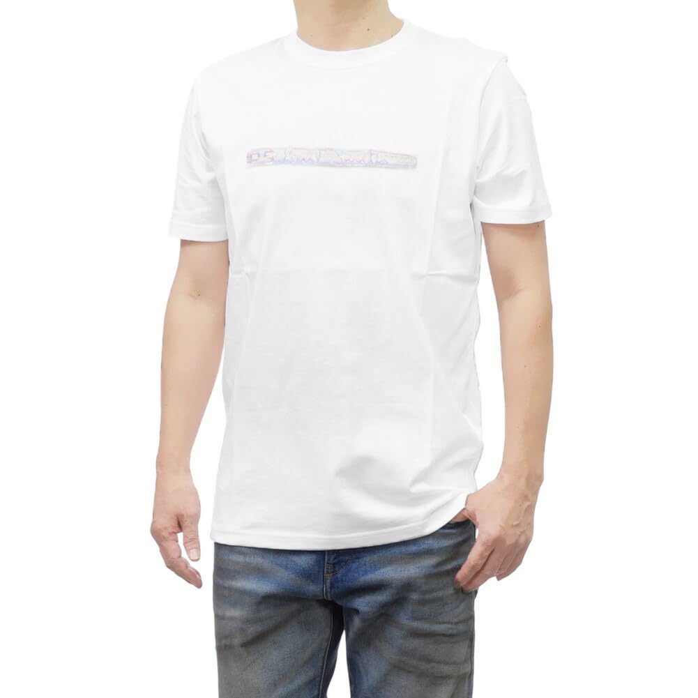 セールSS PS PAUL SMITH ポールスミス Tシャツ メンズ 半袖 クルーネック コットン 綿100％ M2R 011R PP5109 ブランド ロゴ プリント カジュアル スポーティ シンプル おしゃれ 大きいサイズ ホワイト Amazon | [ポールスミス] メンズ クルーネック Tシャツ M2R 011R
