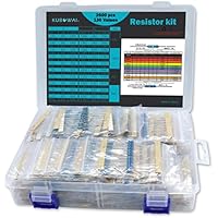 KUBOWAI Kit Combinado de Resistencia, 1 Ohm-3M Ohm, Kit de