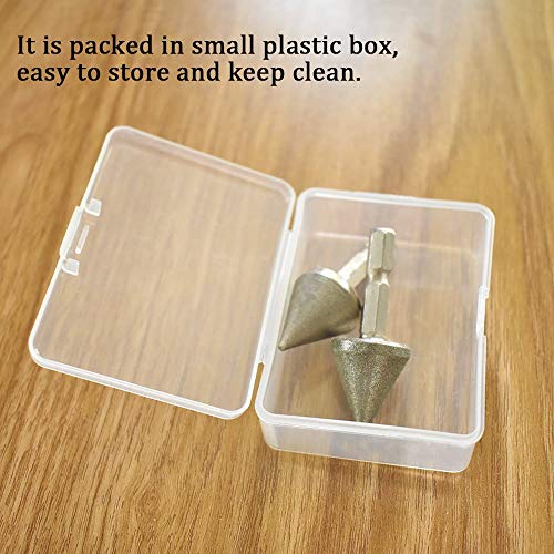 Scottchen Pro Woodworking Square Hole Drill Bit Sharpener Mortise Chisel Bit Sharpening Tool Up To 1/2" Bit Grit #220/600-2Pack #TOP6