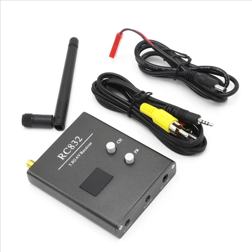 Carriere Ricevitore FPV RC832 Ricevitore AV RC832 da 5,8 GHz 48CH con Antenna per Quadricottero RC Multicoptero FPV