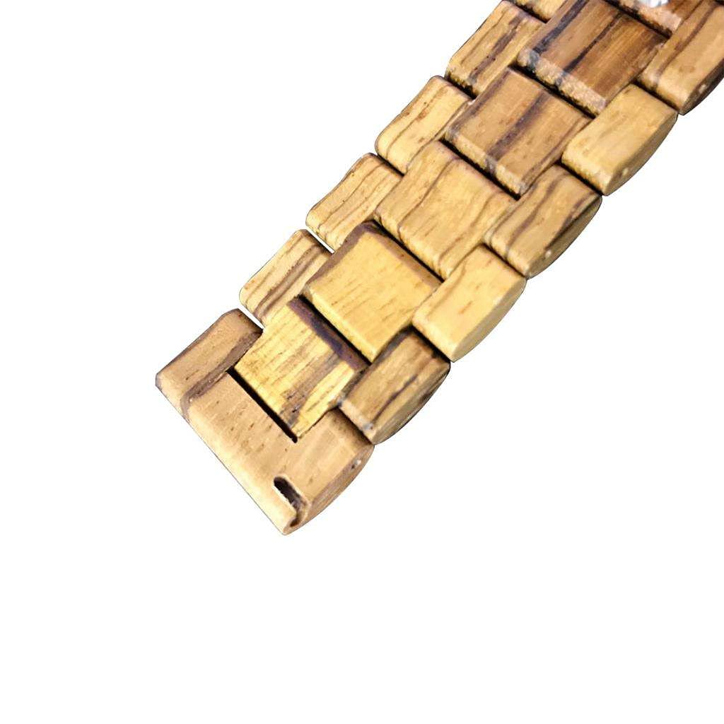 Sharplace 22m Uhr Armband aus Holz Gliederarmband Uhrband für