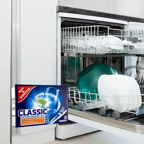 Gut & Günstig Gut & Günstig Geschirrspültabs - 60 Stück; Packungsinhalt: 60 Stück