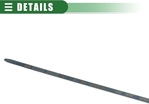 Miniatura 6 de Motoforti Indicador de varilla de medición de aceite de motor, repuesto de varilla de aceite para Ford F-350 1988-1994, plástico metálico, amarillo