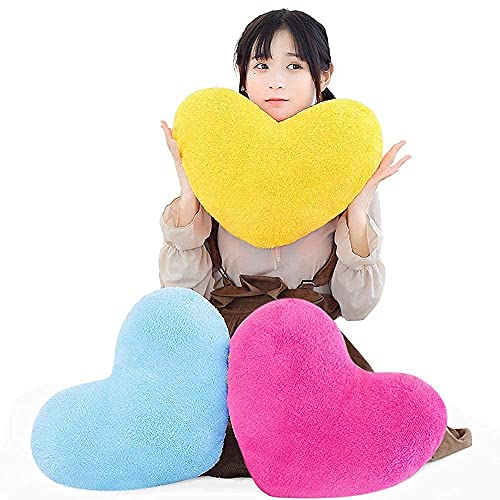 Sunyou Cute Plush Red Heart Pillow Cushion Throw Pillows Gift For Friends/Children/Girl/Valentine's Day Fit For Living Room/Bed Room/Dining Room/Office And Sofa/Cars/Chairs (Heart) #TOP5