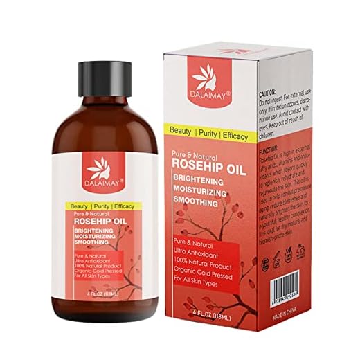Tônico Facial Rosas, Hidratante Anti-Aging Rose Hip para Cabelo Pele e Unhas, Óleo semente rosa mosqueta, óleo rosa mosqueta puro prensado a frio para o rosto, cabelo e Enjovdery