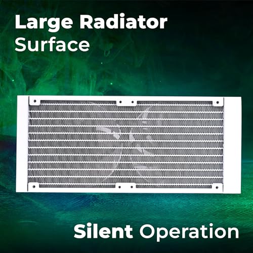 ZEBRONICS AIO240AW - 240mm AIO Liquid Cooler with Support Up To LGA1700 / AM5 sockets, Anti Leak Design, ARGB sync, Braided Tubing, Fan controller... - Image 3