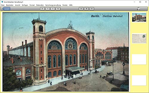 GS Ansichtskarten-Verwaltung 6 - Software zur Verwaltung von Ansichtskarten - Datenbank Programm zur Ansichtskartenverwaltung - Image 4