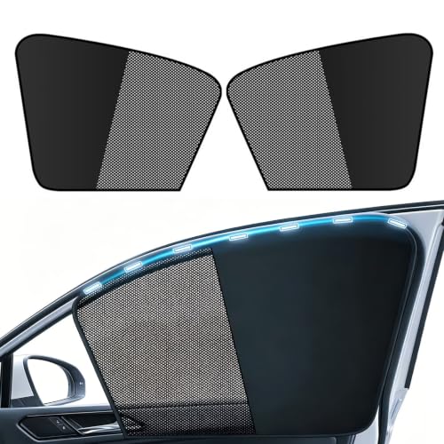 Lot de 2 Car Shades, Compatible avec Toyota JPN Taxi Rideau Voiture Double épaisseur Mi-ombrage Installation Facile