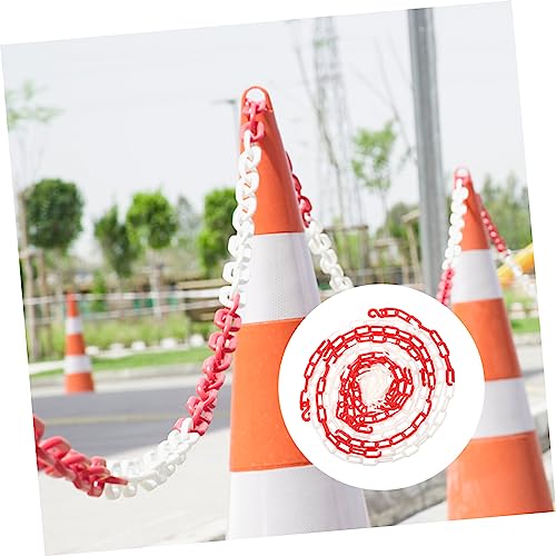 HEALLILY 2 Peças Corrente De Plástico Postes De Trânsito Corrente De Barreira Adereços De Halloween