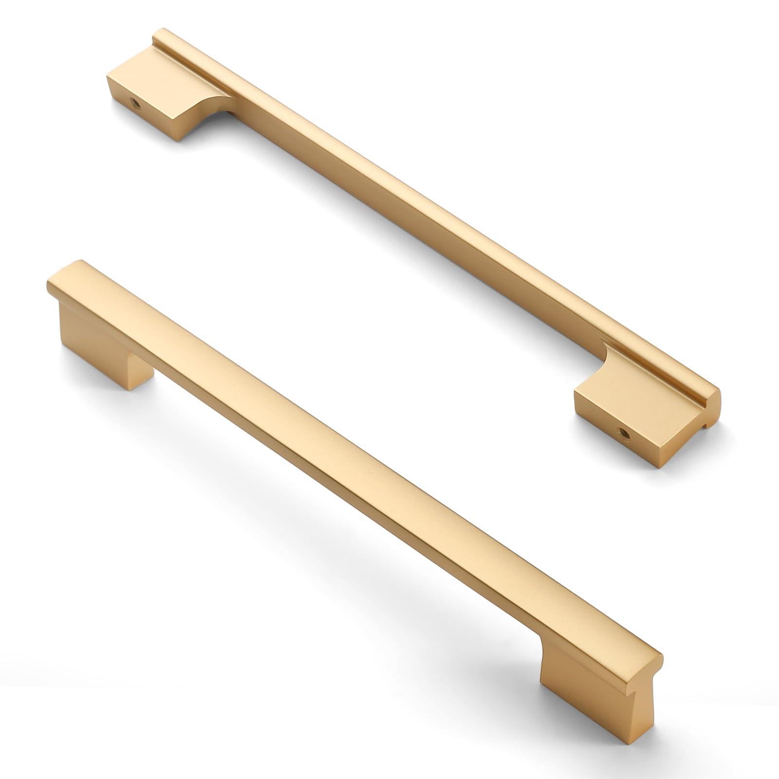 Photo 1 of Asidrama 10 Pack 7 Inch(177mm) Brushed Gold Cabinet Pulls Kitchen Cabinet Handles Gold Cabinet Pulls Cabinet Hardware for Cupboard Drawer