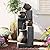 Bumilgar Water Features Outdoor Patio 53 Inches Large Waterfall Fountains for Garden,Deck,Porch,Lawns, Balconie, Tall Floor Standing Outside Water Fountain with Lights and Bowl,Gray