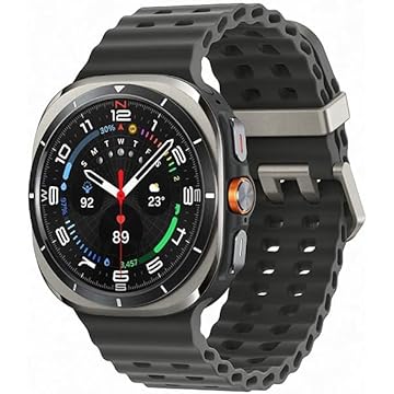 Samsung Galaxy Watch Ultra 2025 Smartwatch 47mm LTE, Galaxy AI, Titânio Aeroespacial, Titânio Prata