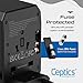 Ceptics International Power Adapter, World Travel adapter w/ PD 30W USB-C - 2 USB-A Ports Universal Adapter, Type A C G I Output for worldwide use, UP-10KU