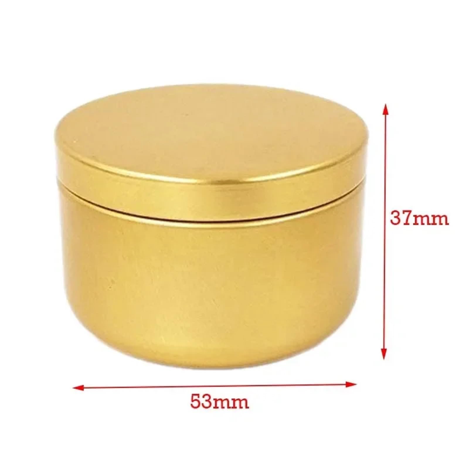 Kerzengläser 100 Stück 50 ml Leere Aluminiumgläser, runde Kerzendosen, Gewürzdosen, Kosmetik- und Gesichtscreme-Vorratsdosen, nachfüllbarer Behälter for unterwegs(Purple)