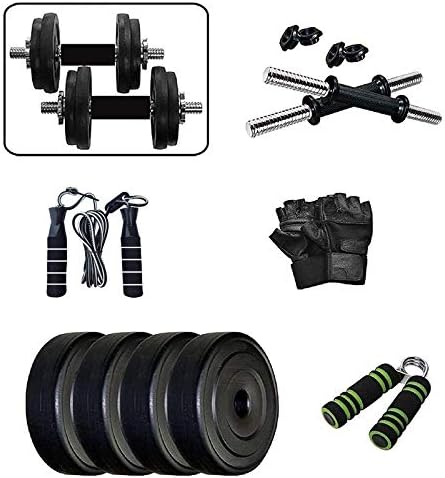 FLYUP Home Gym Combo, (8KG to 20KG) Exercise Set, Gym Set Combo, Fitness Set for Home Gym Exercise Fitness Workout