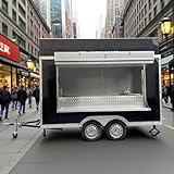 Carrito compacto pero para habitaciones con exterior resistente a la intemperie, ideal para aperitivos de café o servicio de charcutería, perfecto para festivales, mercados y negocios móviles