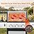 39000 BTU Output Propane Gas Grill with Side Burner and 3 Main Burners - Double-layer Stainless Steel Lid, Cast Iron Grids, Easy-Clean Grease Management & Even Heat Distribution for Perfect BBQs