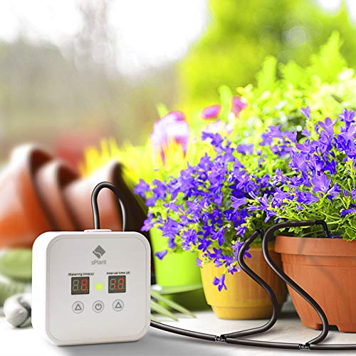 [Upgraded] Automatic Drip Irrigation Kit, Houseplants Self Watering System with 30-Day Digital Programmable