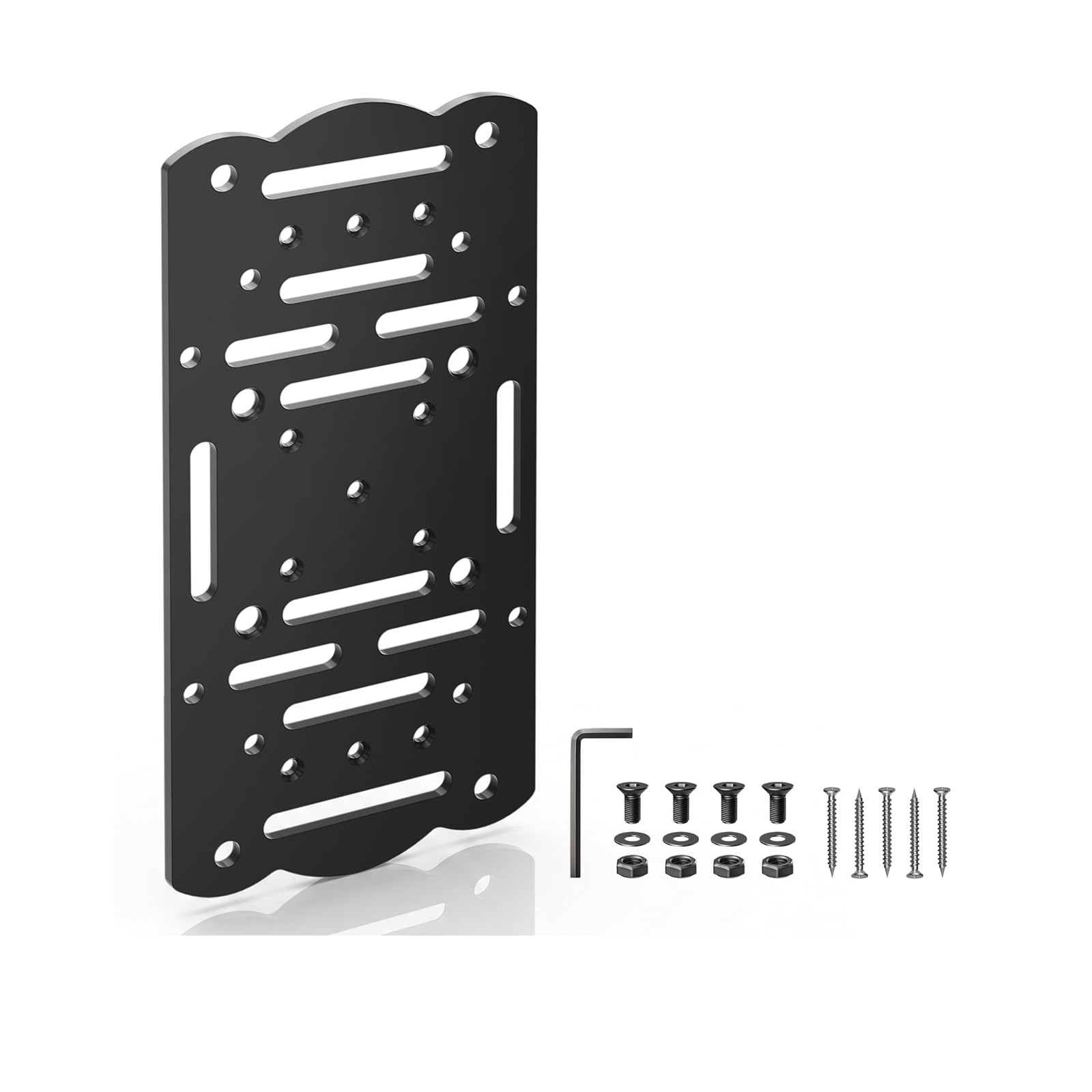 Universals Mailbox Mounting Plate with Drilled Holes Professional Mailbox Mounting Bracket for Easy Installation Hardware