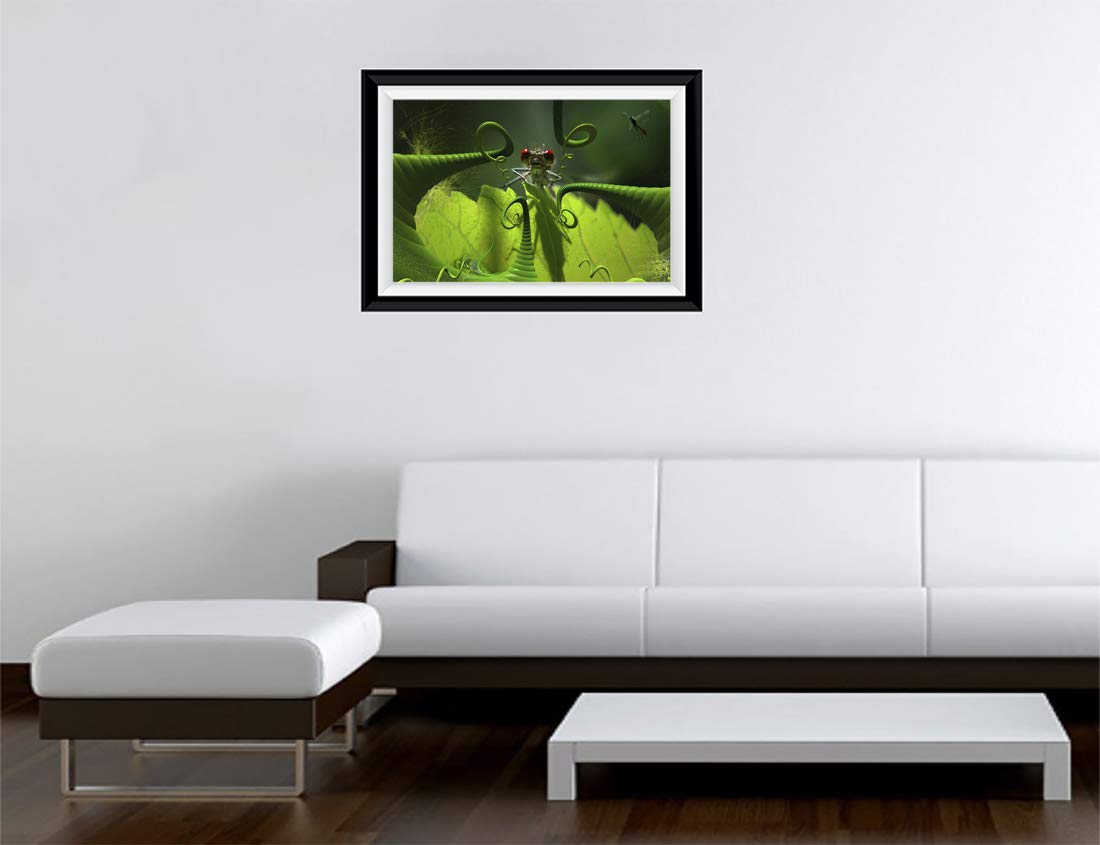 GADGETS WRAP Printed Landscape Photo Frame Style Decal Decor, Sci Fi Creepy (15 X 11Inch, Multicolor)