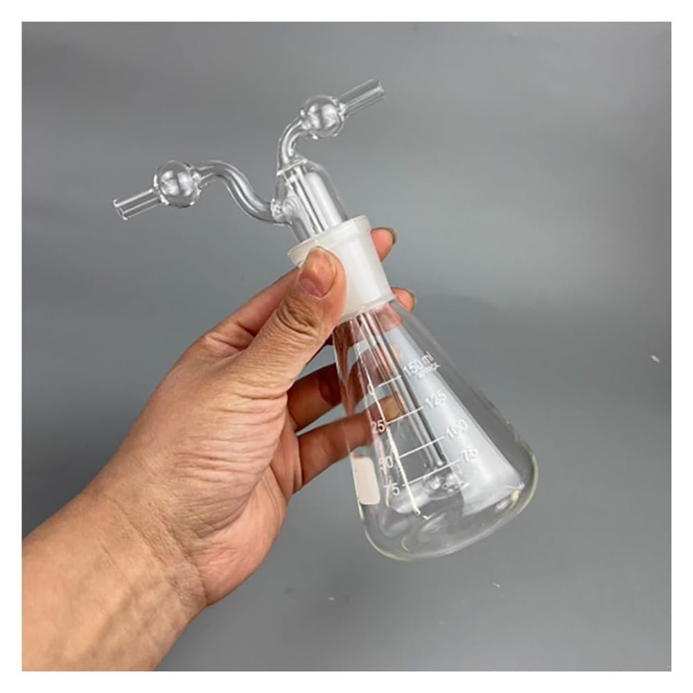 Sprzęt laboratoryjny butelka szklana 150 ml szklana trójkątna butelka do mycia filtr 500 ml (150 ml)