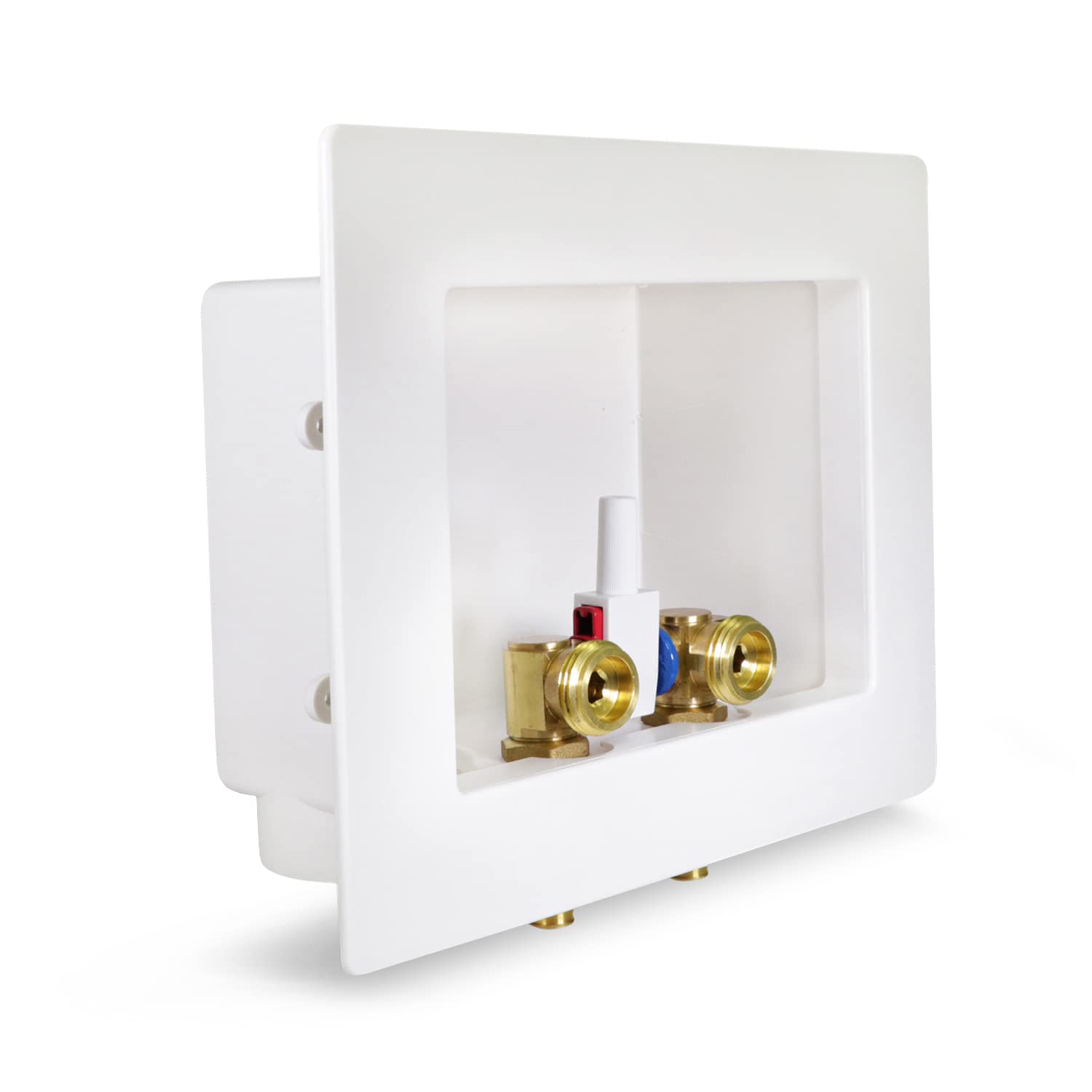 Highcraft Washing Machine Outlet Box Dual Drain, 1/2