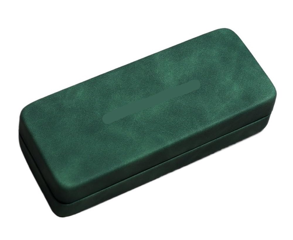 Amibvzhang Eyeglass Case Portable Soft-case Storage Protection Suitable For Travel Everyday Hard-shell Sunglasses Women Eyewear Men Hard(Dark green)