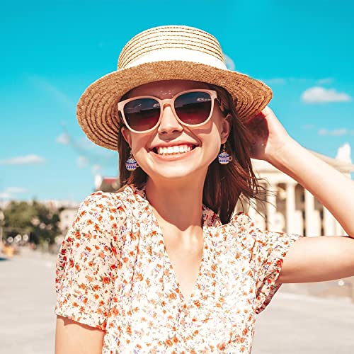 BeYumi 3Pairs Dangling Cat Earrings Kawaii Aesthetic Funny Cartoon Kitten Floral Teacup Alloy Drop Dangle Earrings With Hypoallergenic French Hook Animals Lover Gifts Party Favors for Kids Girls Women4