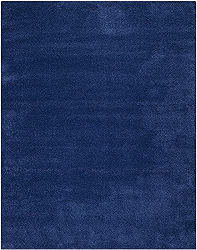 Image of Naze Modern Geometric Area Rug, Shag Texture, Multi-Colour Pattern with Extra Softness and Smooth, Silky Feel, for Living Room Carpet, Etc.clr-Blue D,1, Size 16X24 Inch 40x60cm