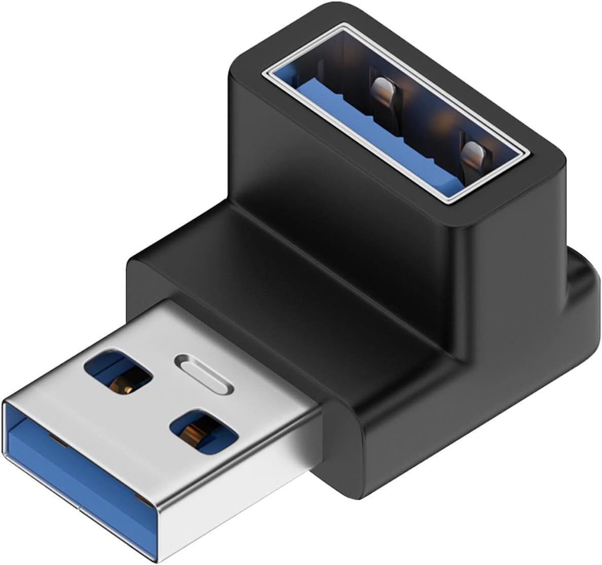 FORIDA 90 Degree USB 3.0 Adapter up and Down Right Angle USB a Male to Female Connector Converter USB L Shape Extender-image-40