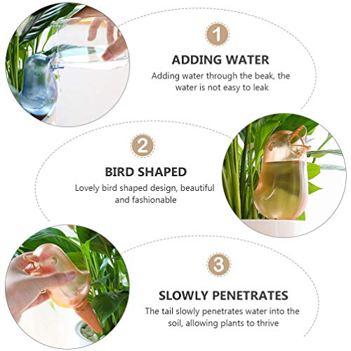 NICEXMAS 2 PeÃ§as de Espiga de IrrigaÃ§Ã£o AutomÃ¡tica Em Forma de PÃ¡ssaro Plantador AutomÃ¡tico Ir