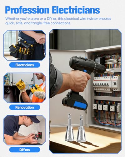 Wire Twister Tool for Drill (2pcs)