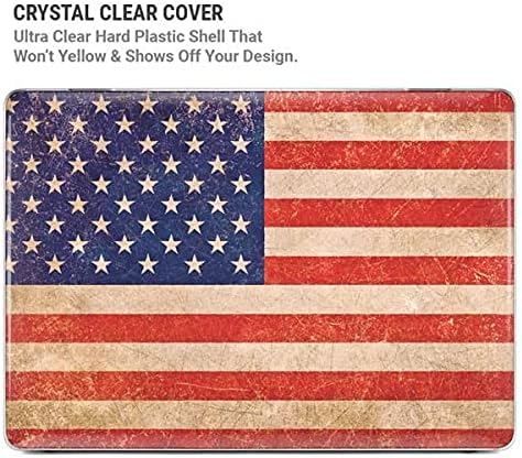 Skinit Case + Skin Compatible with MacBook Pro 15in (2016-19) Originally Designed Distressed American Flag Design