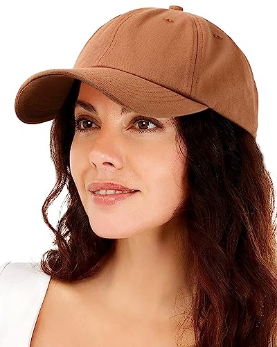 Image of Womens Satin Lined Unstructured Baseball Cap Unisex Silk Lining Washed Cotton Adjustable Vintage Dad Hat