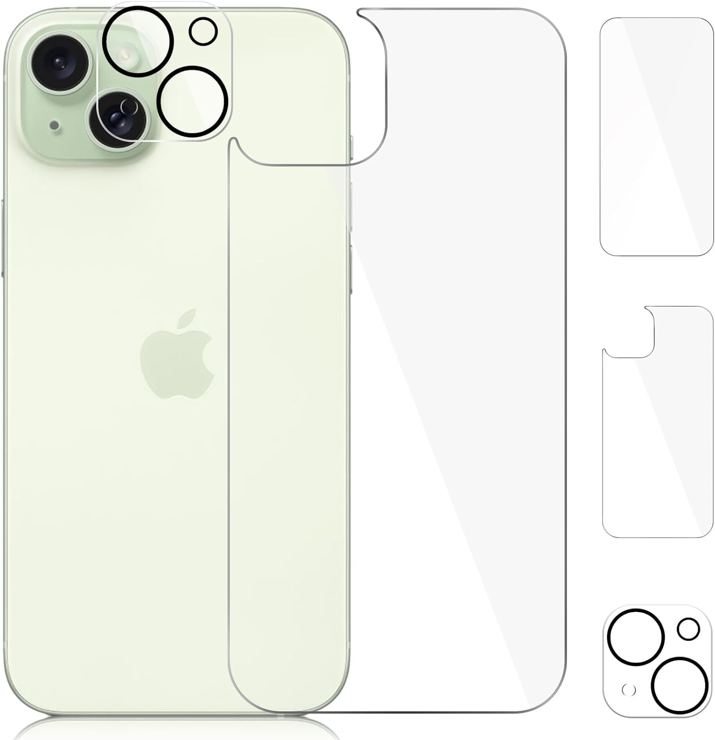 CASELIA® Screen Protector for iPhone 15,iPhone 15 Camera Protector, iPhone 15 Front and Back Screen Protector Tempered Glass [Anti-Scratch] Protective Film(6.1") (B0D1SM7WCR) Amazon Price History, Amazon Price Tracker